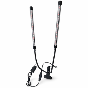 Lámpara LED para Plantas con Clip, 6W 8W, Dos Cabezales, Temporizador, Lámpara de Cultivo para Escritorio de Oficina, Plantas de Interior y Germinación de Semillas - Product Image 5