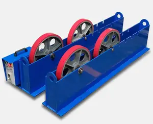 Rotatore per saldatura di tubi dell'olio regolabile 3t/rulli per serbatoi piccoli/rulli per tornitura di tubi