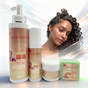Ensemble de soins de la peau éclaircissants <span class=keywords><strong>Gluta</strong></span>, sérum raffermissant et éclaircissant, crème anti-âge pour le visage, crème éclaircissante pour la peau, meilleurs produits de soins de la peau - Product Image 2