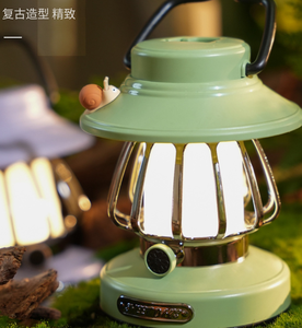 Lampe de tente LED rechargeable et étanche, nouveau design, lanterne rétro multifonction, activités de plein air, portable, USB, escalade, camping - Product Image 3