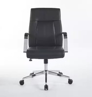 Chaise ergonomique multifonctionnelle contemporaine en cuir PU Chaises de bureau exécutif à domicile