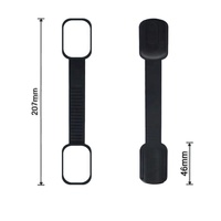 Verrous de verrouillage de sangle de bébé pour réfrigérateur réglable blanc noir Protection de sécurité des enfants serrure de toilette armoire portes tiroir