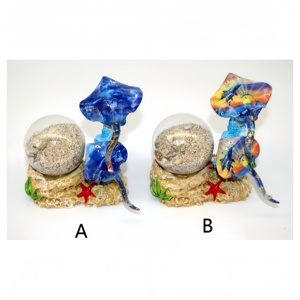 Personalized Resin Statues-Manta Decorative Sculpture Custom Souvenir <b>Crystal</b> <b>Ball</b> for Anniversary - Product Image 3