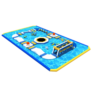 Parc d'obstacles aquatiques gonflable commercial Tongcai, parc aquatique flottant personnalisé en PVC, capacité supérieure à 500 kg - Product Image 1