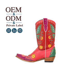 <span class=keywords><strong>Botas</strong></span> Vaqueras Bordadas con Rosas Vibrantes Personalizadas CHENO para <span class=keywords><strong>Mujer</strong></span>, Elegantes y <span class=keywords><strong>de</strong></span> Lujo, Estilo Country, para Bodas y Fiestas - Product Image 1