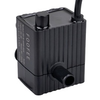 FOOFEE 5V 12V 24V Petite Pompe À Eau Hmax 0.15-1M Mini Pompe À Moteur Submersible pour Climatisation Refroidisseur D'air Humidificateur