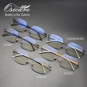 Gafas de Sol de Lujo <span class=keywords><strong>Velma</strong></span>, Montura Óptica de Doble Puente, Diseño de Alta Calidad, Estilo Y2K Vintage, Gafas Ópticas para Miopía para Hombre - Product Image 4