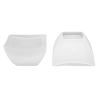 Cetakan Silikon Bentuk Mangkuk Silinder Permukaan Mengkilap Klasik 3D yang Dapat Digunakan Kembali untuk Pot Bunga Sukulen Meja DIY.