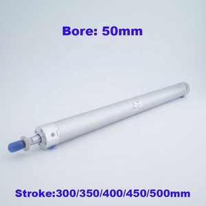 Smc loại Vòng xi lanh 50mm đường kính 300/350/400/450/500mm đột quỵ CG1BN Cao Su bội thu/CG1BA đệm không khí lớn xi lanh khí nén - Product Image 2