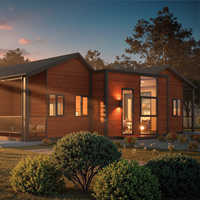 Maison Modulaire Préfabriquée à Deux Étages avec 4 Chambres, Kit de 40 pieds, Conteneur Extensible, avec Terrasse
