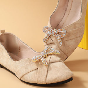 Shining Bling Detachable Crystal Rhinestone Glass Alloy Metal <strong>Shoe</strong> <strong>Decoration</strong> Buckle <strong>Clip</strong> Charm <strong>for</strong> Wedding High Heel <strong>Shoes</strong> - Product Image 2