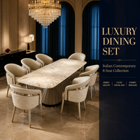 Chaise de salle à manger moderne en cuir PU de luxe avec dossier brodé en forme d'éventail et accoudoir enveloppant la hanche, finition laquée haute brillance