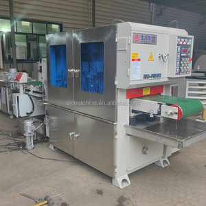 鋸刃ナイフハードウェア用の高生産性自動供給金属板平面研削バフ研磨機 - Product Image 3