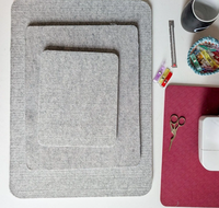 Tapis de repassage 100 % laine de Nouvelle-Zélande, réflecteur de chaleur en feutre de laine pour le quilting, le patchwork, la couture, la broderie et les travaux de repassage DIY