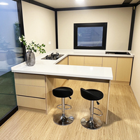 Maison en conteneur pliable de 20 pieds Maison en conteneur préfabriqué Villa Maison Maisons en conteneur de luxe Maisons en conteneur Maisons modulaires de luxe
