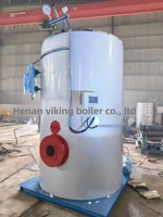 Générateur de vapeur automatique vertical 3T/h pour huile/gaz avec surveillance à distance et haute économie d'énergie pour chauffage industriel