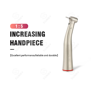 Pieza de mano de contraángulo 1:5 de alta calidad, pieza de mano LED Dental de turbina de baja velocidad - Product Image 5