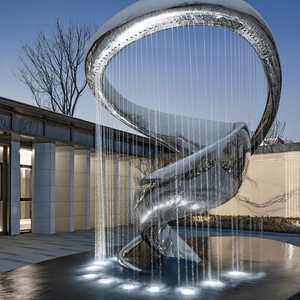 Современная занавеска Fenlin из нержавеющей стали с водопадом для улицы, сада, дома, ресторана, отеля, озера - Product Image 4