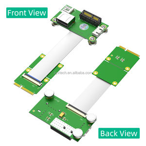 Mini PCI-E'den PCI-E Express'e 1X +USB Yükseltici Kart, EMI Korumalı Alüminyum Folyo FPC Kablosu - Product Image 6