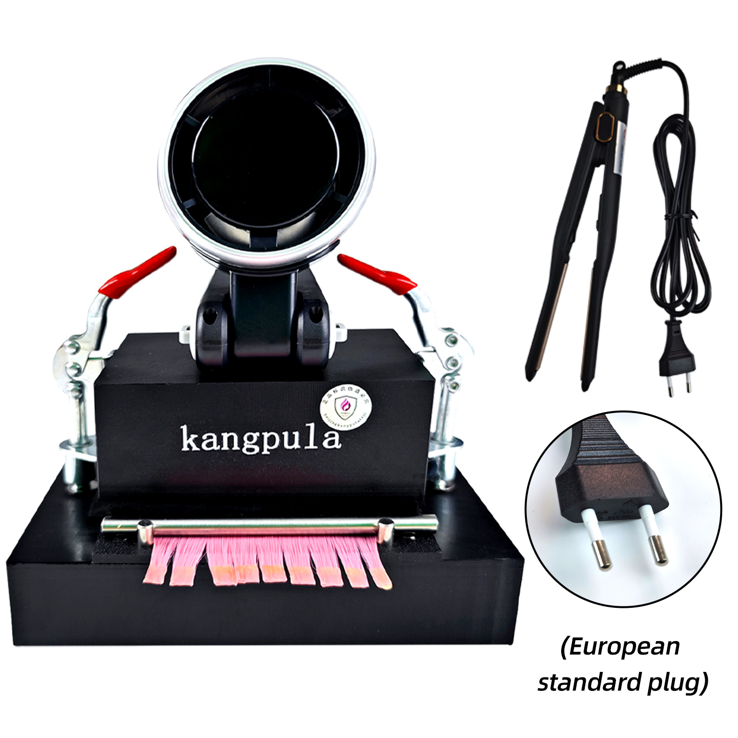 European standard-black-small flat-plate hair extension machine