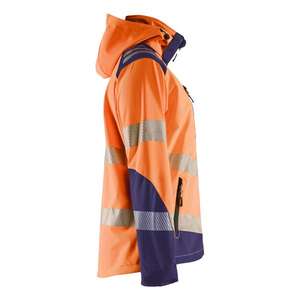 BLAKLADER - 479125135389XXXL Women’s <b>Hi</b>-<b>Vis</b> Softshell jacket <b>Orange</b>/Navy blue - EAN 7330509882429 <b>HI</b>-<b>VIS</b> WORKWEAR - Product Image 5