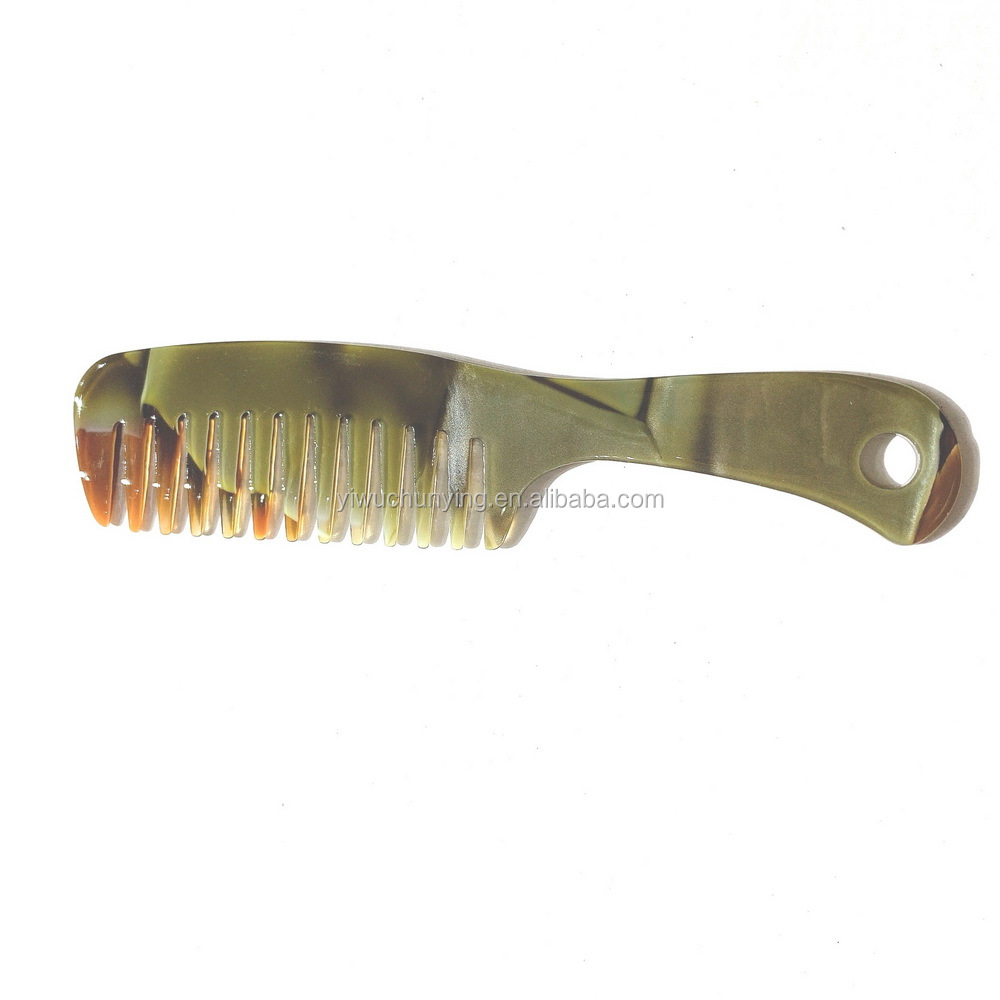 Оптовая продажа, расческа для волос на заказ, расческа из плотного ацетата, Модная элегантная популярная Высококачественная Расческа для женщин с индивидуальным логотипом