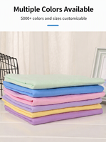 Serviette de bain pour animaux de compagnie en tissu non tissé, légère, écologique, à séchage rapide, sans peluches, résistante aux UV, la plus vendue