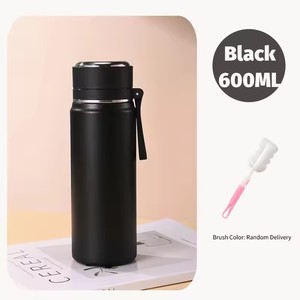 600ML Stainless Steel Thermal Water Bottle Keep Cold and Hot Thermo Cafe Coffee Mug Leakproof Travel <strong>Thermos</strong> Bottle for <strong>Tea</strong> - Product Image 1
