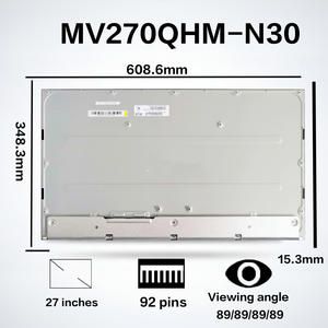 Módulo LCD TFT QHD de 27 Pulgadas BOE MV270QHM-N30 Original de 350 Nits para Equipos Industriales de Escritorio - Product Image 2