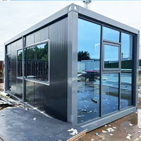 Muros Cortina de Vidrio Transpirables para Casas Contenedor Prefabricadas, Edificios de Oficinas Modernos y Hoteles con Diseño Posmoderno