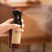Aikun - Juego de Pulverizadores de Fragancia en Caja de Cartón Kraft con Adhesivo y Logotipo Personalizado, Aroma Duradero, Envase Redondo de PET Ámbar de 200 ml, MOQ Bajo de 200 Unidades, para Días Festivos
