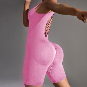 Hot <span class=keywords><strong>Sexy</strong></span> femmes <span class=keywords><strong>sport</strong></span> body et combinaisons sans couture Scrunch bout à bout gymnastique entraînement Yoga vêtements de <span class=keywords><strong>sport</strong></span> conception creuse pour le <span class=keywords><strong>sport</strong></span> Fitness - Product Image 6