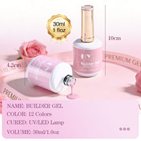 Pour 30 ml, 12 couleurs, sans HEMA ni TPO, faible chaleur, auto-nivelant, séchage rapide UV LED, vernis à ongles professionnel pour flacon écologique