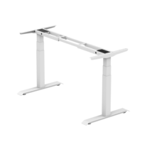 Bureau informatique électrique à double moteur, réglable en hauteur, assis-debout, tables de bureau motorisées