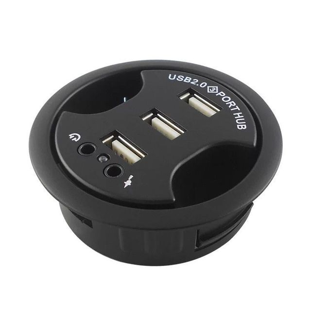 Desk Grommet Desktop Usb Hub