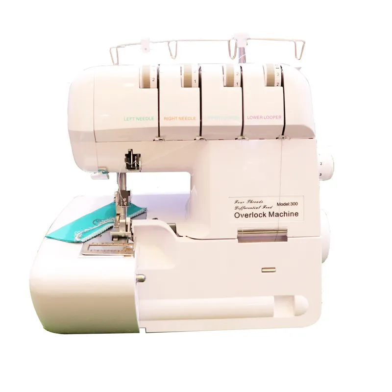 Nhà Sản Xuất 3002 Hộ Gia Đình Nhỏ Overlock Máy Khóa Máy Tính Để Bàn Nhỏ Máy May Overlock Máy