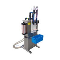Machine de remplissage de liquides corrosifs à double tête à piston LT-NFSY2 pour nettoyant WC Harpic en bouteille