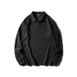 <span class=keywords><strong>Pull</strong></span> en polyester à col en V pour homme, <span class=keywords><strong>manches</strong></span> longues, <span class=keywords><strong>avec</strong></span> revers et motif à carreaux, automne 2024 - Product Image 5