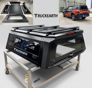 Cubierta de aluminio para camionetas Ford, Toyota, GMC, RAM, Chevrolet, Truckearth TECDZF, tipo camper. - Product Image 1