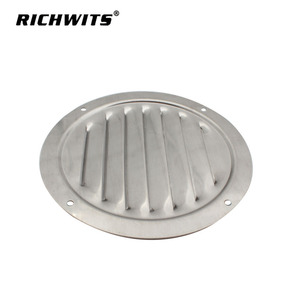 RICHWITS Disque de ventilation rond en acier inoxydable 4,5 pouces avec fixation par vis, grille de sortie d'air - Product Image 4