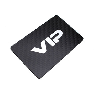 Personalized Rfid Blocking Real Carbon Fiber Business Credit Card