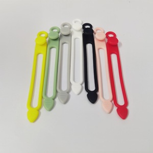 Organizador de Cables de Silicona Ajustable de 180 mm, Lazos para Cables Coloridos Reutilizables, Correa Elástica de Silicona, Lazo de Silicona para Cables - Product Image 5