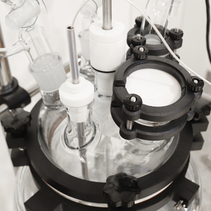 Lab1st 10L 20L 50L lọc vỏ bọc chất lỏng rắn tách lò phản ứng hóa học thủy tinh hàng loạt lò phản ứng - Product Image 5