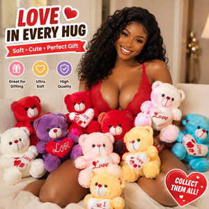 Orsacchiotto di <span class=keywords><strong>Peluche</strong></span> all'Ingrosso, Giocattolo Morbido Imbottito con <span class=keywords><strong>Cuore</strong></span>, Regalo d'Amore di San Valentino per Bambini e Ragazze - Product Image 2
