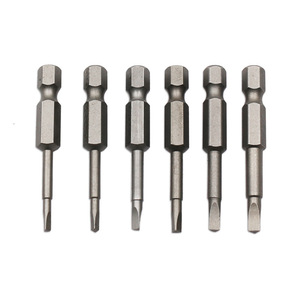 Punta de destornillador neumático triangular de acero FSYMX S2, forma irregular magnética de 1/4 de pulgada para herramientas neumáticas y eléctricas - Product Image 2