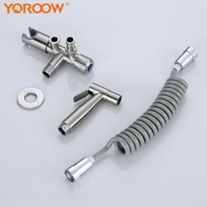 Ручной распылитель для унитаза, биде, из нержавеющей стали 304 - Product Image 5