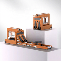Rameur intelligent en bois multifonctionnel, nouveau design, pliable, gymnastique, résistance à l'eau, calories brûlées