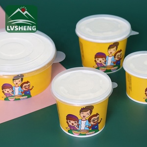 Offre Spéciale usine en gros blanc bol en papier jetable de qualité alimentaire 24oz bol en papier - Product Image 2