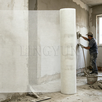 Renforcement mural en béton, tissu ETICS 4*4 mm, 145 GSM, 120 g enduit et fibre de verre 145 g 5*5 mm, maille de fibre de verre anti-fissure