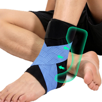 Protège-cheville de sport à compression, attelle de cheville ouverte à talon ouvert pour le basketball, la course et l'entraînement